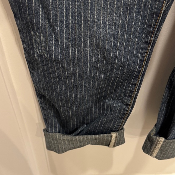 Denim Overalls with Distressed Details - Picture 5 of 6